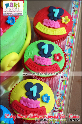Mickey Mouse Clubhose Cake Cupcake Set for Nizieta Maki Cakes